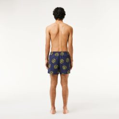 Maillots De Bain | LACOSTE Short De Bain Court Imprime