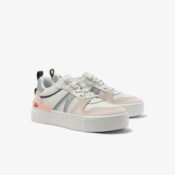 Sneakers | LACOSTE Sneakers L002 Femme En Cuir Et Mesh