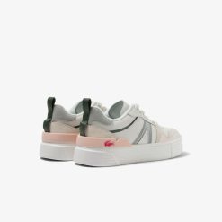 Sneakers | LACOSTE Sneakers L002 Femme En Cuir Et Mesh