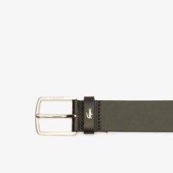 Ceintures | LACOSTE Ceinture En Cuir Lisse Tannage Vegetal