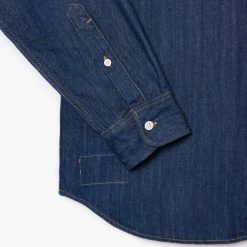 Chemises | LACOSTE Chemise Homme Lacoste Regular Fit En Denim De Coton Biologique