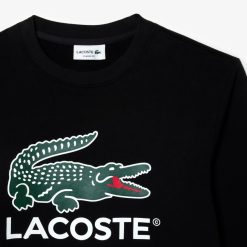 Sweatshirts | LACOSTE Sweatshirt Classic Fit En Molleton De Coton