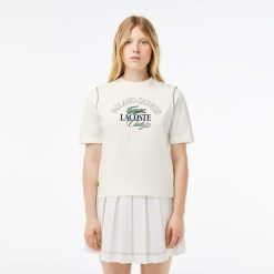 Vetements De Sport | LACOSTE T-Shirt En Coton Edition Roland Garros