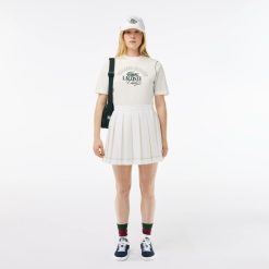 Vetements De Sport | LACOSTE T-Shirt En Coton Edition Roland Garros