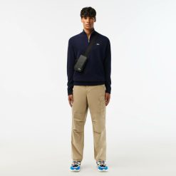 Pullovers | LACOSTE Pull Camionneur En Laine Unie