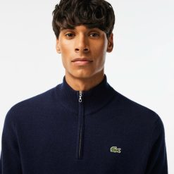 Pullovers | LACOSTE Pull Camionneur En Laine Unie