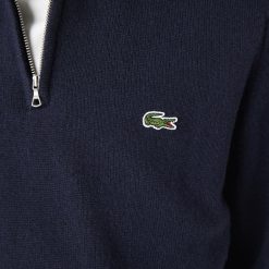 Pullovers | LACOSTE Pull Camionneur En Laine Unie