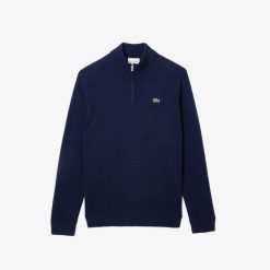 Pullovers | LACOSTE Pull Camionneur En Laine Unie