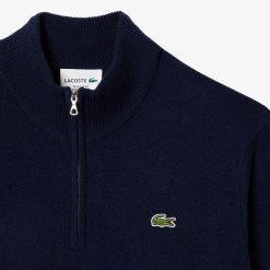 Pullovers | LACOSTE Pull Camionneur En Laine Unie