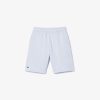 Vetements Fille | LACOSTE Short Enfant Lacoste En Molleton Gratte De Coton Biologique