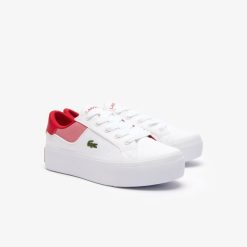 Sneakers | LACOSTE Sneakers Ziane Platform Femme En Cuir