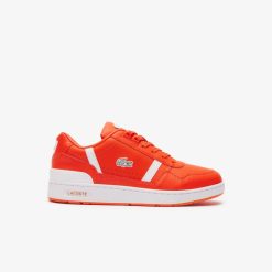 Sneakers | LACOSTE Sneakers T-Clip Homme En Cuir