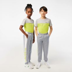 Vetements Fille | LACOSTE Pantalon De Survetement Enfant Lacoste En Coton Biologique Et Polyester Recycle