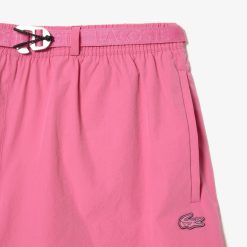 Maillots De Bain | LACOSTE Short De Bain Homme Lacoste Quick Dry Avec Bande Siglee