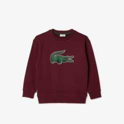 Vetements Garcon | LACOSTE Sweatshirt Jogger Avec Imprime Signature