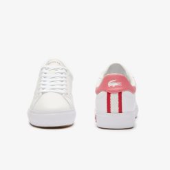 Sneakers | LACOSTE Sneakers Powercourt 2.0 Femme En Cuir Contraste