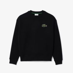 Survetements | LACOSTE Sweatshirt Jogger Unie Lacoste Loose Fit Avec Badge Crocodile