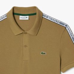 Polos | LACOSTE Polo Regular Fit Coton Stretch Bande Siglee