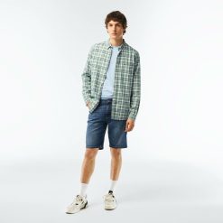 Pantalons & Shorts | LACOSTE Bermuda Slim Fit En Denim