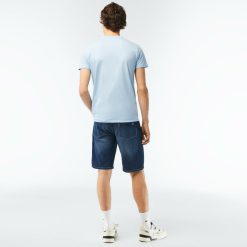 Pantalons & Shorts | LACOSTE Bermuda Slim Fit En Denim