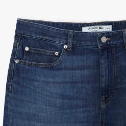 Pantalons & Shorts | LACOSTE Bermuda Slim Fit En Denim