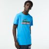 Vetements De Sport | LACOSTE T-Shirt Homme Lacoste Sport Regular Fit En Coton Biologique