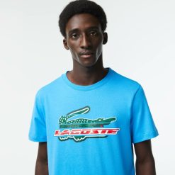 Vetements De Sport | LACOSTE T-Shirt Homme Lacoste Sport Regular Fit En Coton Biologique