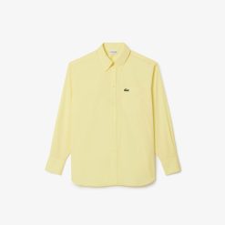 Chemises & Hauts | LACOSTE Chemise Oversize Fit En Popeline De Coton