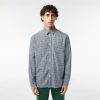 Chemises | LACOSTE Chemise A Carreaux En Flanelle De Coton