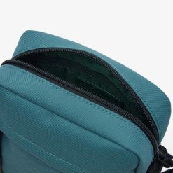 Sacs A Bandouliere | LACOSTE Sacoche Zippee Unie Lacoste Avec Poche Sur Le Devant