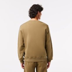 Sweatshirts | LACOSTE Sweatshirt Jogger Homme Classic Fit Avec Bandes Siglees En Molleton