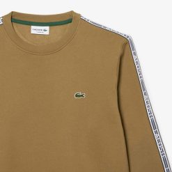 Sweatshirts | LACOSTE Sweatshirt Jogger Homme Classic Fit Avec Bandes Siglees En Molleton