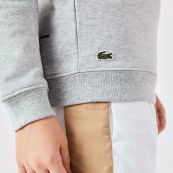 Vetements Garcon | LACOSTE Sweatshirt A Capuche Garcon Lacoste Avec Imprimes