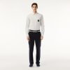 Pantalons & Shorts | LACOSTE Pantalon De Costume En Twill Premium Avec Badge