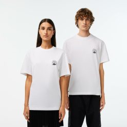 T-Shirts | LACOSTE T-Shirt Homme Relaxed Fit En Jersey De Coton Biologique