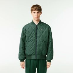 Manteaux & Vestes | LACOSTE Bomber Homme Lacoste Reversible Et Rembourre