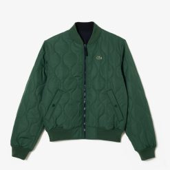 Manteaux & Vestes | LACOSTE Bomber Homme Lacoste Reversible Et Rembourre