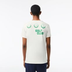 Vetements De Sport | LACOSTE T-Shirt Homme Lacoste Golf Regular Fit En Coton Biologique