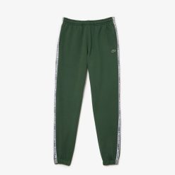 Pantalons & Shorts | LACOSTE Pantalon De Survetement Jogger Homme Lacoste Avec Bandes Siglees