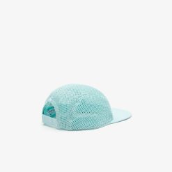 Chapeaux & Casquettes | LACOSTE Casquette Bi-Matiere Unie Avec Crocodile En Silicone