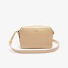 Sacs A Bandouliere | LACOSTE Sac Pochette Femme Lacoste Chantaco En Cuir De Vachette