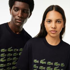 T-Shirts | LACOSTE T-Shirt Relaxed Fit Avec Crocodiles Iconiques