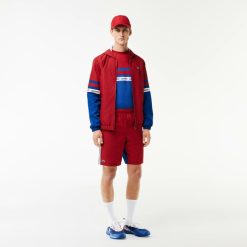 Vetements De Sport | LACOSTE Short Tennis Sportsuit A Bandes Siglees