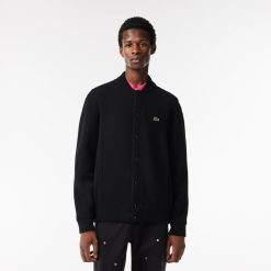 Pullovers | LACOSTE Pull Esprit Bomber En Laine Compacte