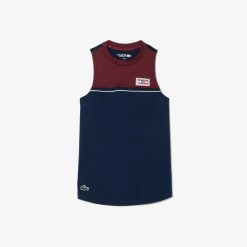 Vetements De Sport | LACOSTE T-Shirt Sport Contraste En Coton Stretch