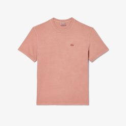 T-Shirts | LACOSTE T-Shirt En Jersey Teinture Naturelle