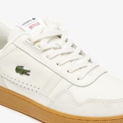 Sneakers | LACOSTE Sneakers T-Clip Femme Lacoste X Netflix En Cuir