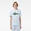 T-Shirts | LACOSTE T-Shirt Imprime Signature En Jersey De Coton