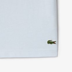 T-Shirts | LACOSTE T-Shirt Imprime Signature En Jersey De Coton