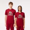 T-Shirts | LACOSTE T-Shirt Regular Fit En Jersey Epais De Coton